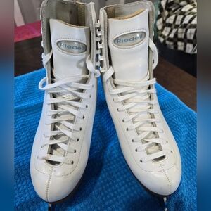 Riedell Figure Skates Size 5 Blue Ribbon
